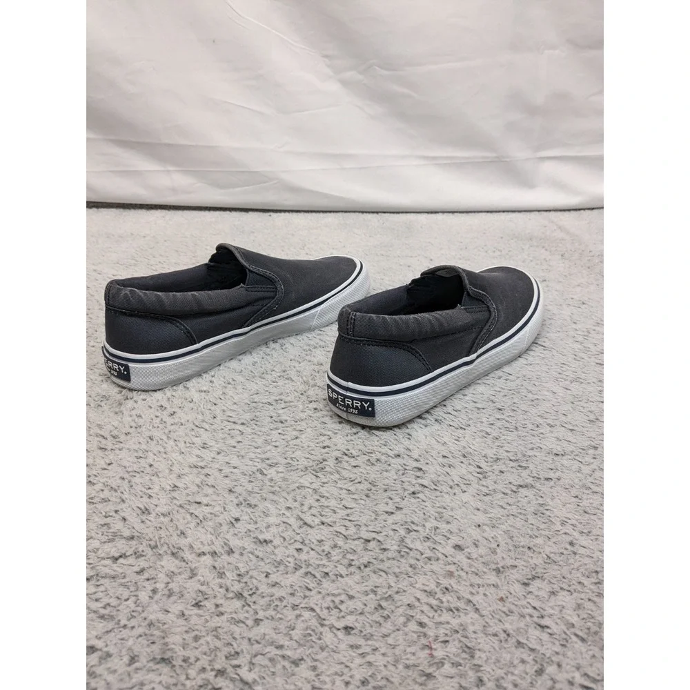 NEW Sperry Mens Striper II Slip On‎ Sneaker 5.5M Boat Shoe Navy (STS22405) NIB